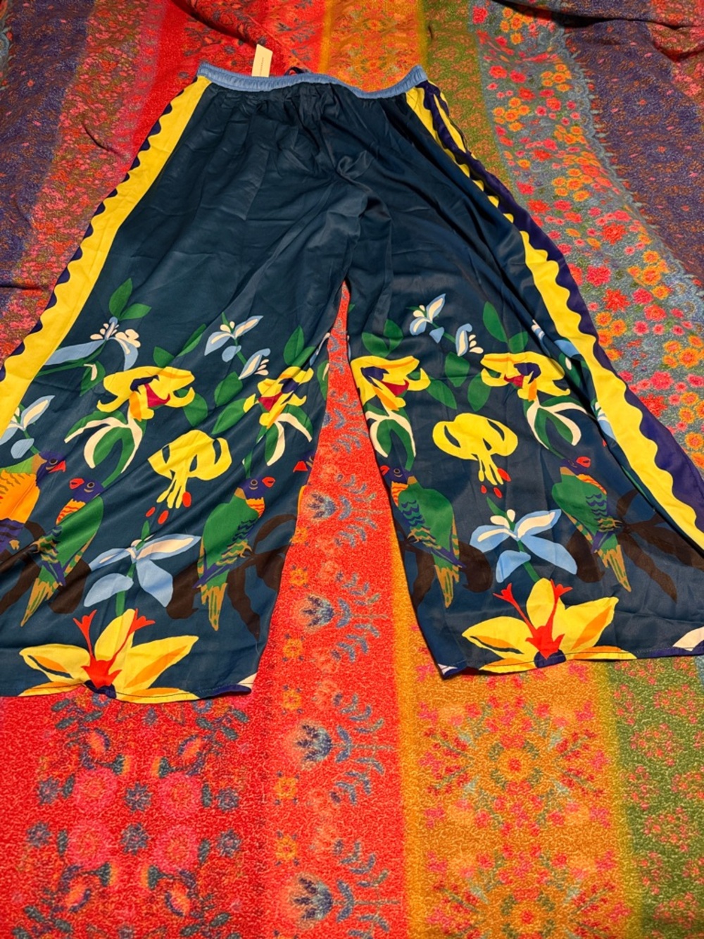 Celandine x Claire Colin Wide-Leg Drawstring Pants - Picture 7 of 8